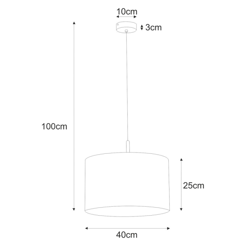 Lampa wisząca K-4320 SIMONE BLACK