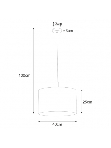 Lampa wisząca K-4320 SIMONE BLACK