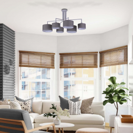 Lampa sufitowa K-4341 SIMONE GRAY