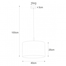 Lampa wisząca K-4340 SIMONE GRAY