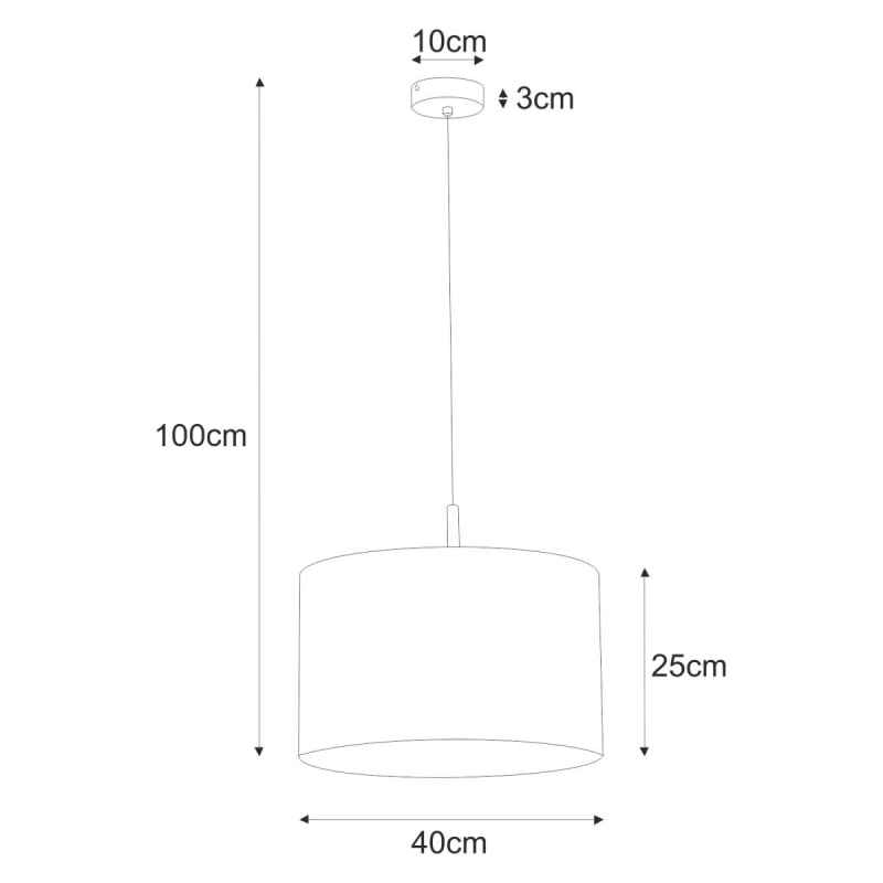 Lampa wisząca K-4340 SIMONE GRAY