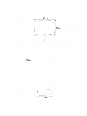 Lampa podłogowa K-4769 ESSEO