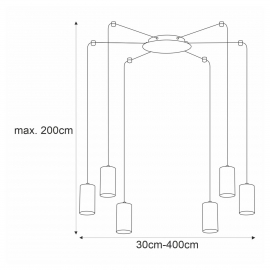 Lampa wisząca K-4898 PUERTO