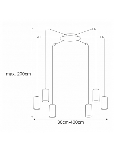 Lampa wisząca K-4898 PUERTO