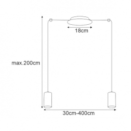 Lampa wisząca K-4896 PUERTO