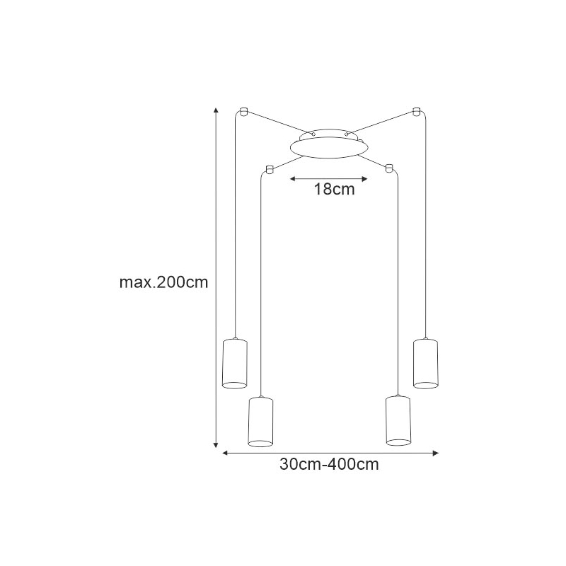 Lampa wisząca K-4897 PUERTO