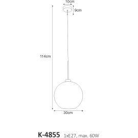 Lampa wisząca K-4855 LAMBERT