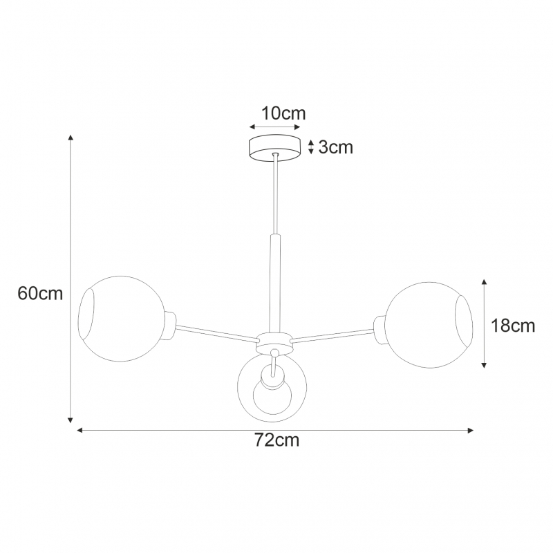 Lampa sufitowa K-4856 LAMBERT