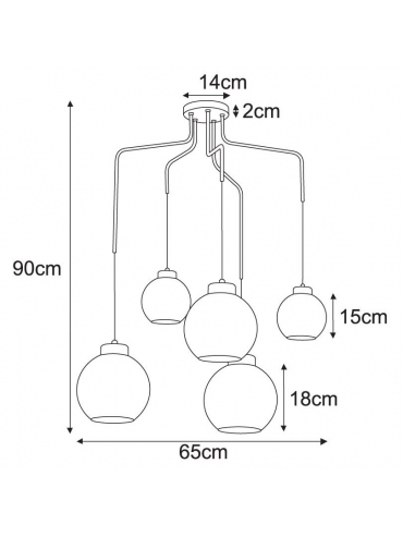Lampa wisząca K-4875 HORIK