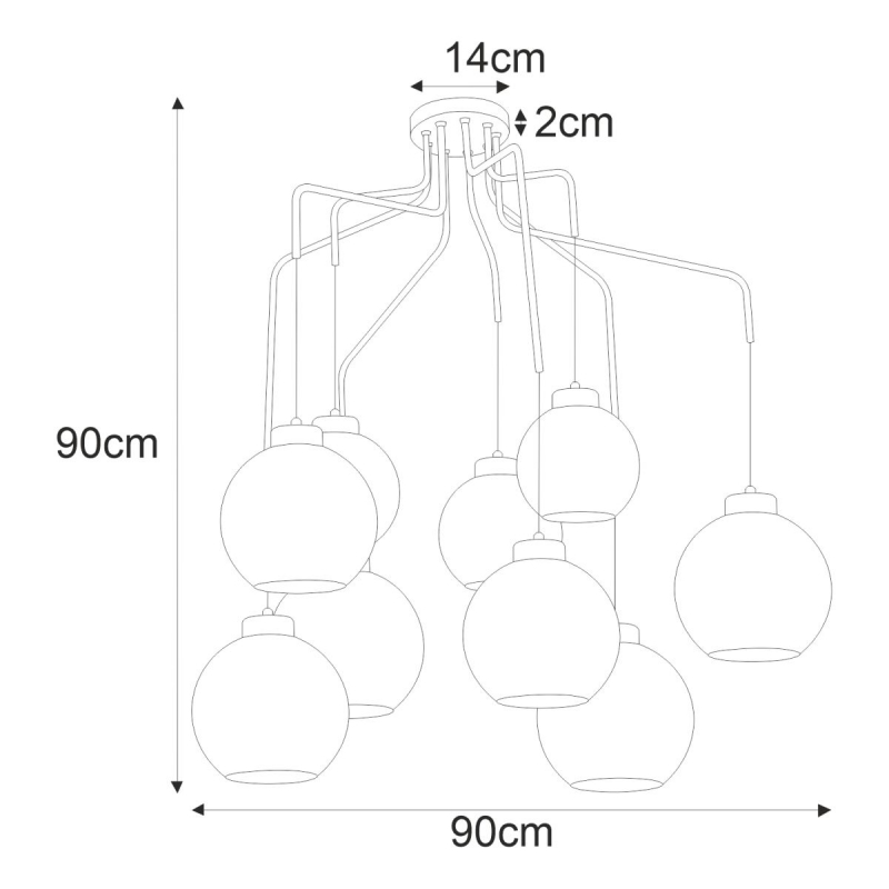 Lampa wisząca K-4876 HORIK