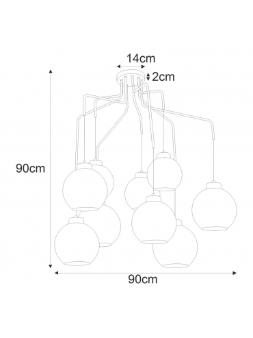 Lampa wisząca K-4876 HORIK