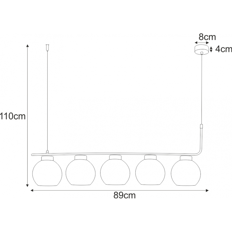 Lampa wisząca K-4882 TORVI