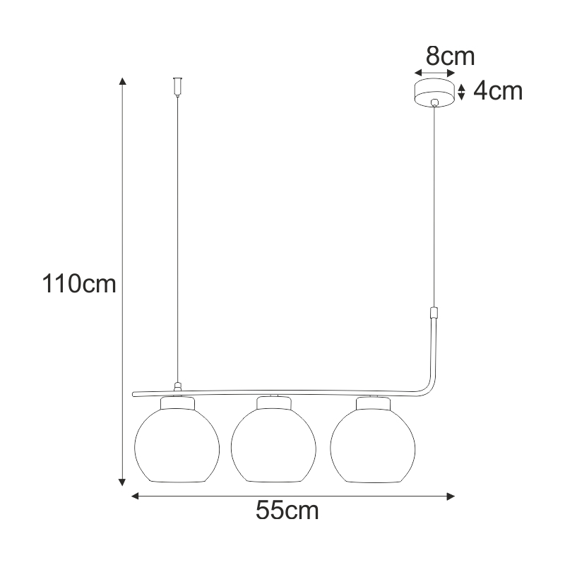 Lampa wisząca K-4881 TORVI