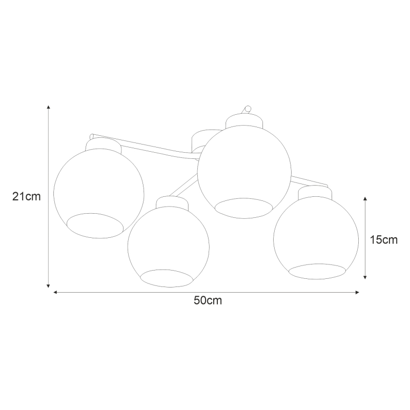 Lampa sufitowa K-2625 AIDEN