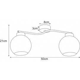 Lampa sufitowa K-2626 AIDEN II