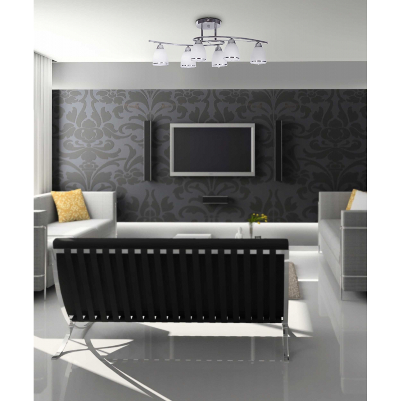 Lampa sufitowa K-JSL-8090/6 CHR SAMIRA