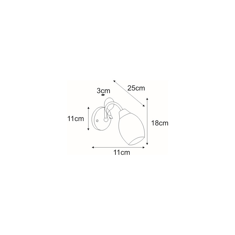 Kinkiet K-JSL-8588/1W CHR MALIBU