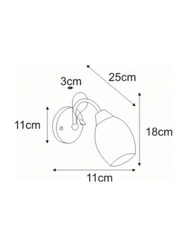 Kinkiet K-JSL-8588/1W CHR MALIBU