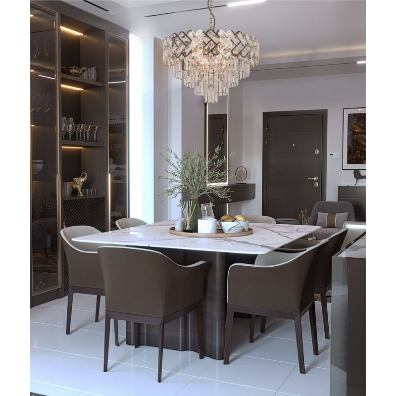 Żyrandol K-8171 TOSCANA GOLD