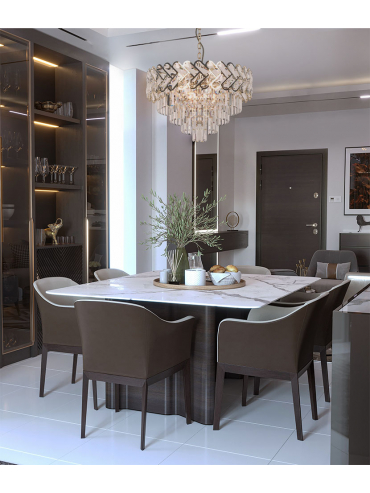 Żyrandol K-8171 TOSCANA GOLD