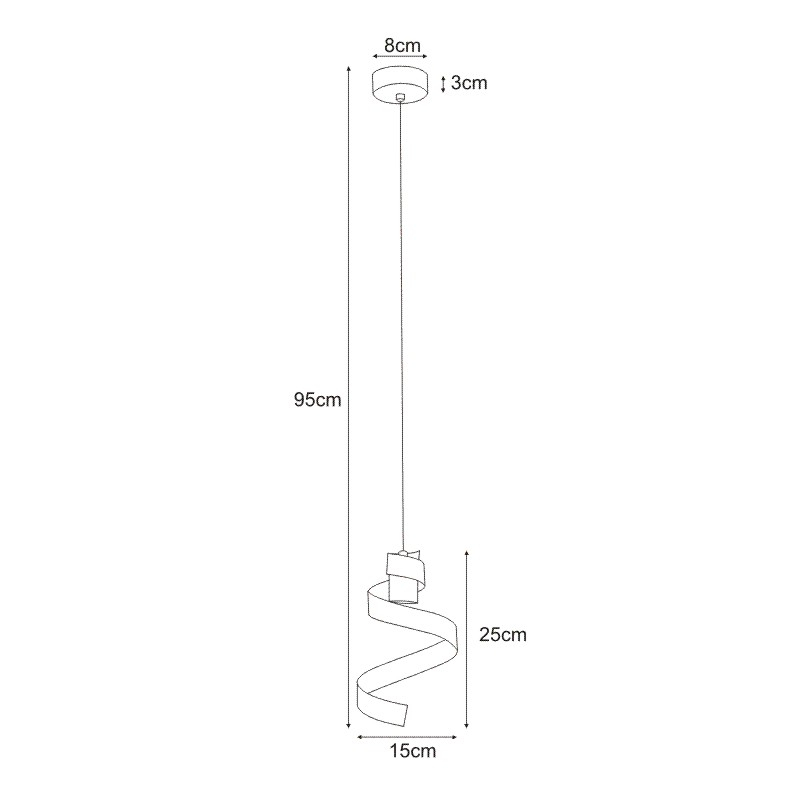 Lampa wisząca K-4540 POLETANO