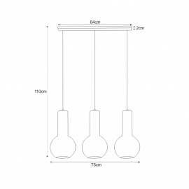 Lampa wisząca K-4526 ARVI WHITE