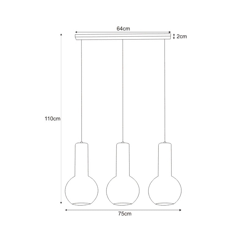 Lampa wisząca K-4526 ARVI WHITE