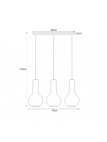 Lampa wisząca K-4526 ARVI WHITE