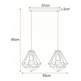 Lampa wisząca K-4811 GOLD