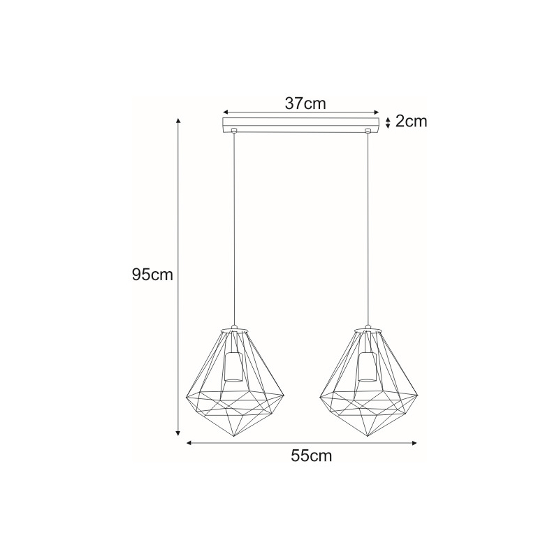 Lampa wisząca K-4811 GOLD