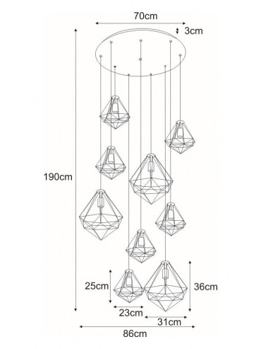 Lampa wisząca KP-06 MARKO