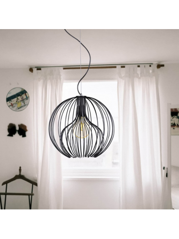 Lampa wisząca K-3405 CZARNY TORI