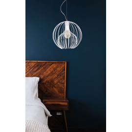 Lampa wisząca K-3405 BIAŁY TORI