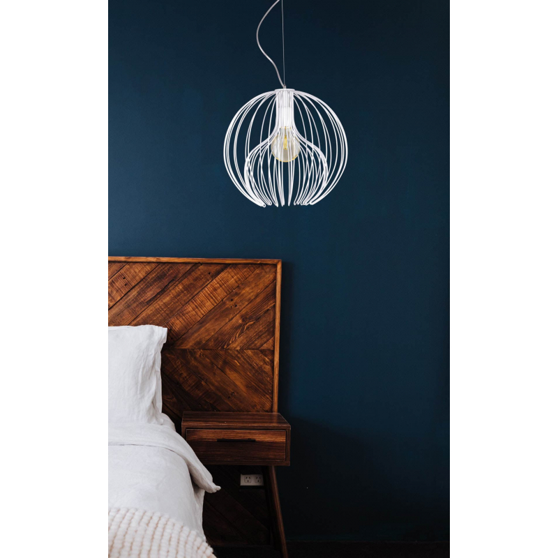 Lampa wisząca K-3405 BIAŁY TORI