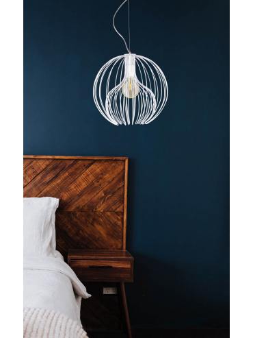 Lampa wisząca K-3405 BIAŁY TORI