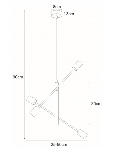 Lampa wisząca K-4750 CAMARA