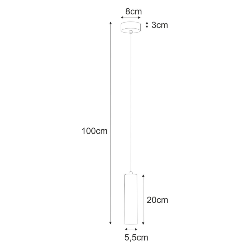 Lampa wisząca K-4435 DOPIK