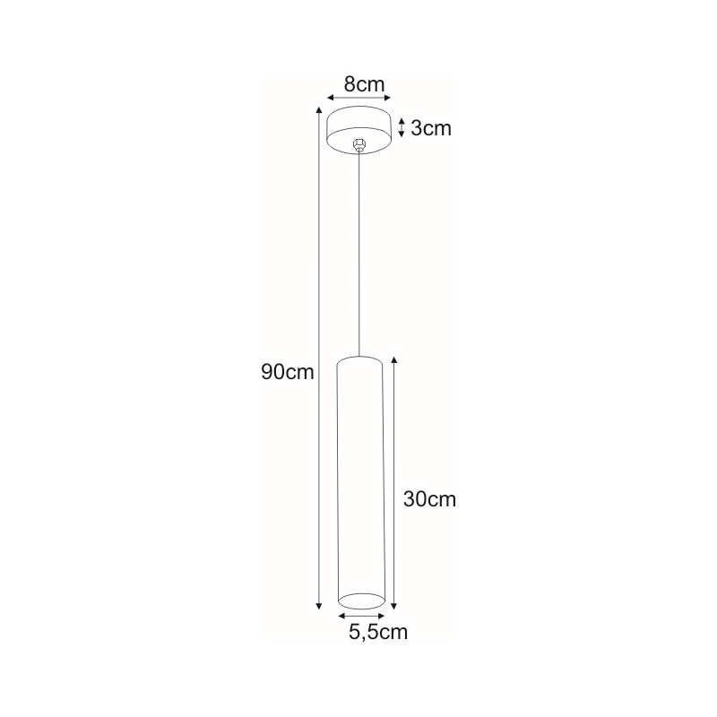 Lampa wisząca K-4825 CORK