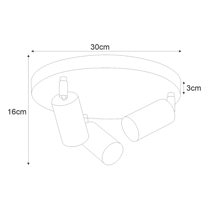 Lampa sufitowa K-4457 KAYLA