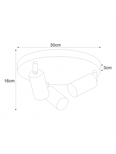 Lampa sufitowa K-4457 KAYLA