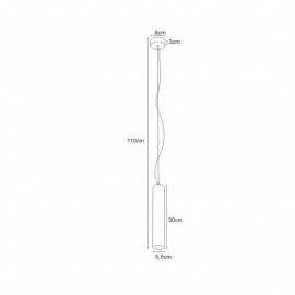 Lampa wisząca K-4417 MILE WHITE