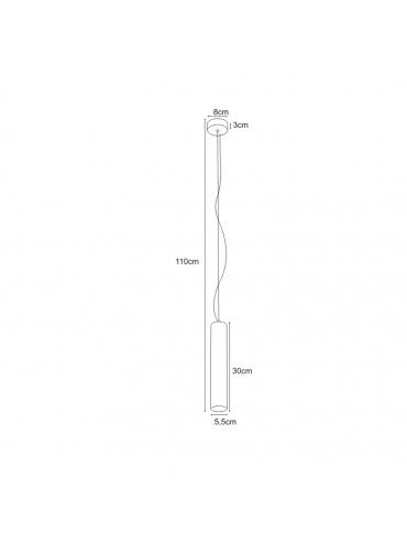 Lampa wisząca K-4417 MILE WHITE