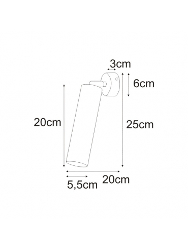 Kinkiet K-4413 MILE WHITE