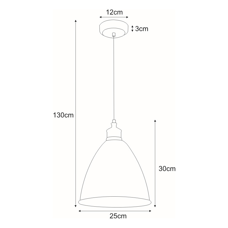 Lampa wisząca K-8005-1 WH WATSO WHITE