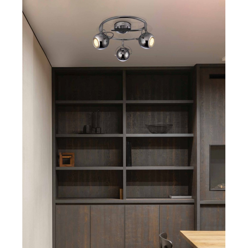 Lampa sufitowa K-8002/3G CHR SALVA CHROM