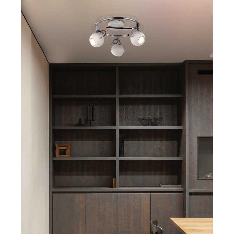 Lampa sufitowa K-8002/3G WH SALVA WHITE