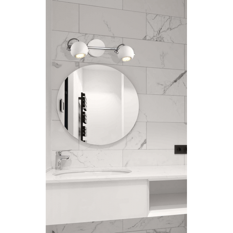 Kinkiet K-8002/2 WH SALVA WHITE