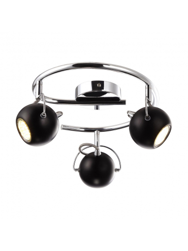 Lampa sufitowa K-8002/3G BK SALVA BLACK