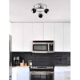 Lampa sufitowa K-8002/3G BK SALVA BLACK