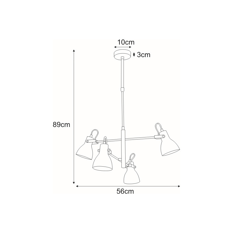 Lampa sufitowa K-8107 KANTI